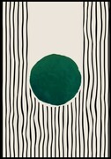 Plakat zielone koło De Art s.c.