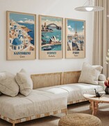 Zestaw plakatów retro wakacje De Art s.c.
