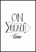 Plakat on beach time De Art s.c.