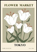Plakat flower market Tokyo De Art s.c.