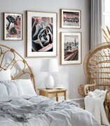 Zestaw plakatów w barwach zachodzącego słońca De Art s.c.