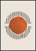 Plakat pomarańczowe koło De Art s.c.