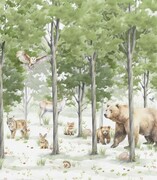 Próbka tapety w leśnym zakątku De Art s.c.