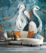 Fototapeta ptaki stojące w liściach De Art s.c.