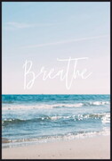 Plakat Brzeg oceanu „Breathe” De Art s.c.