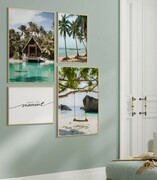 Zestaw plakatów tropikalna oaza De Art s.c.