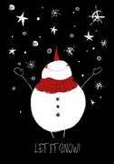 Plakat let it snow De Art s.c.