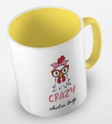 Kubek crazy chicken lady De Art s.c.