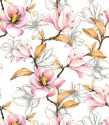 Próbka tapety magnolia malowana akwarelą Fotobloki & decor