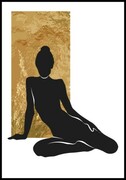 Plakat oparta kobieta De Art s.c.