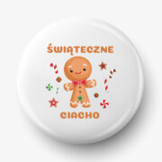 Button świąteczne ciacho De Art s.c.