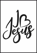 Plakat I love Jesus De Art s.c.