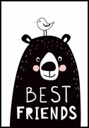 Plakat Best friends - Najlepsi przyjaciele De Art s.c.