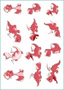 Tatuaże tymczasowe pink dino De Art s.c.