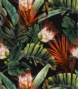 Próbka tapety tropikalne kwiaty Fotobloki & decor