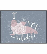 Plakat I wish you happy holidays De Art s.c.
