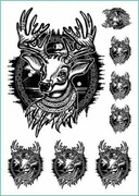 Tatuaże tymczasowe Świąteczny renifer De Art s.c.