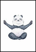 Plakat Medytująca panda De Art s.c.