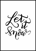Plakat let it snow 01 De Art s.c.