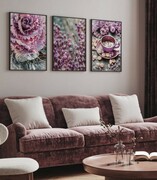 Zestaw plakatów fioletowe kwiaty De Art s.c.