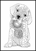 Kolorowanka szczeniak bullmastiff De Art s.c.
