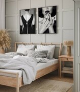 Zestaw plakatów czarno-białe piękno De Art s.c.