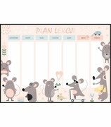 Plan lekcji urocze myszki De Art s.c.