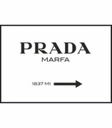 Plakat Drogowskaz na Prada Marfa De Art s.c.