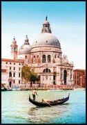 Plakat gondola na Canal Grande De Art s.c.