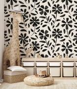 Tapeta ręcznie rysowane kwiaty De Art s.c.