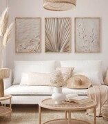 Zestaw plakatów na beżowo De Art s.c.