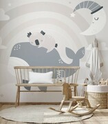 Fototapeta koala i wieloryb dla dzieci De Art s.c.