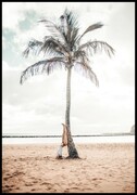 Plakat palma na plaży De Art s.c.