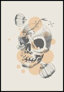 Plakat halloween czaszka De Art s.c.