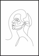 Plakat portret kobiety De Art s.c.