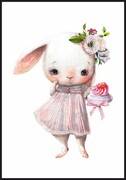 Plakat Nieśmiały króliczek De Art s.c.