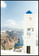 Plakat wieża na Santorini Fotobloki & decor