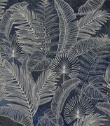 Próbka fototapety dark tropical leaves De Art s.c.