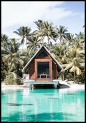 Plakat domek na Bora Bora De Art s.c.