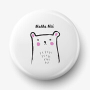 Button mama miś De Art s.c.