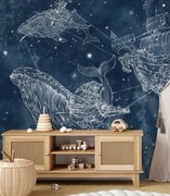 Fototapeta droga mleczna i wieloryby De Art s.c.