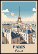 Plakat retro Paris De Art s.c.