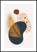 Plakat żółty liść palmowy De Art s.c.