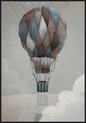 Plakat niebieski balonik Fotobloki & decor