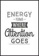 Plakat Skieruj swoją energię Fotobloki & decor