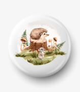 Button jeż w kółku De Art s.c.