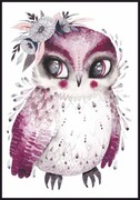 Plakat Boho sowa De Art s.c.