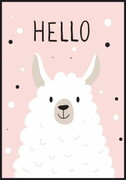 Plakat Hello lama De Art s.c.