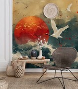 Fototapeta cranes over the ocean De Art s.c.