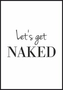 Plakat Let's get naked De Art s.c.
